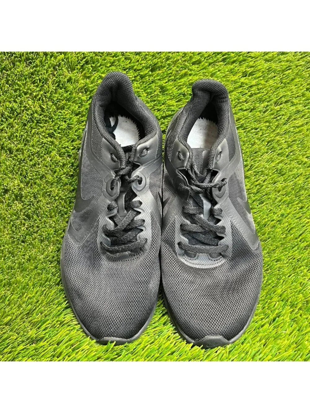 Nike Downshifter 10 Womens Size 8.5 Triple Black Athletic Running Shoes Sneakers